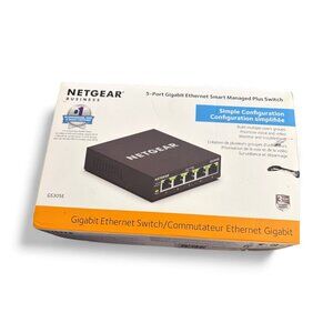 Netgear GS305E 5-Port Gigabit Ethernet Unmanaged Switch New Open Box